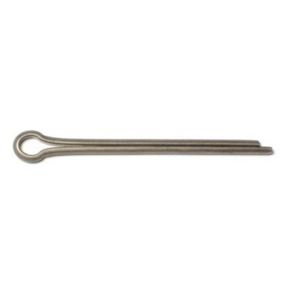 Midwest Fastener 3/16" x 2-1/2" 18-8 Stainless Steel Cotter Pins 6PK 74834